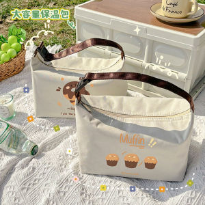 Thickened Aluminum Foil Lunch Box Bag Portable Insulated Handheld Bento Box Bag for Students And Office Workers Meal Packaging