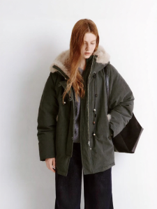 Fano | Áo Khoác Phao Chống Gió Hooded Cổ Lông Cho Phụ Nữ
