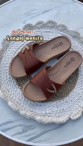 Onar street - Sandal Wanita Flat Sendal Wanita Casual Kulit Sintetis