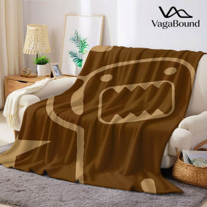 BILIBILI | Cartoon D-Domokun Flannel Blanket Warm Soft Halloween Christmas Couch Warm Cozy Decorative Decor Gift for All Season