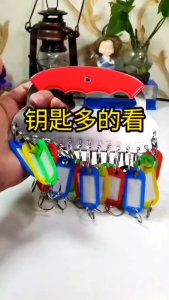 50x PP Key Tags Tahan Lama - Multi-Color Address Label Set with Number Marker Office/Home Use