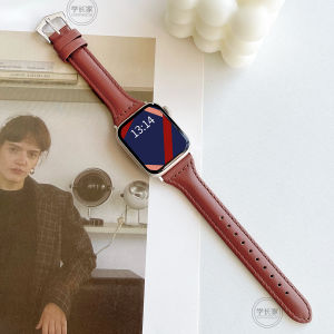 Suitable for Xiaomi Bracelet 9pro Version Strap Girls Fall and Winter New Arrival 8pro Watch Band Genuine Leather Smart Electronic Sport Watch Replacement Accessories Nine Generation Pro Wrist Strap Pin Buckle Small Waist