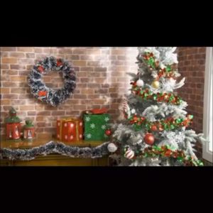Christmas Garland Christmas Wreath Ribbon 1.5m Party Christmas Tree Decoration