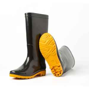 Mens Thick Sole Rain Boots Slip Resistant Low Cut Fishing Waterproof Shoes Labor Protection Water Boots Rubber Boots