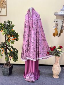 AFD 99 | Mukena Daily Best Seller 1 Mukena Rayon Dewasa Jumbo All Motif Free Tas Rayon Printing Kerut Kening