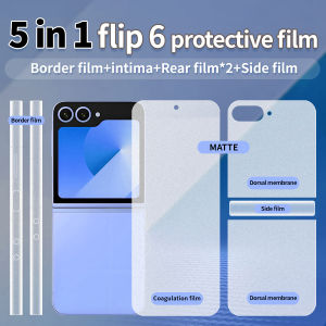 5 in 1 Matte PPF Hydrogel Film For Samsung Galaxy Z Flip 3 4 5 6 7 5G Folding Soft Screen Protector