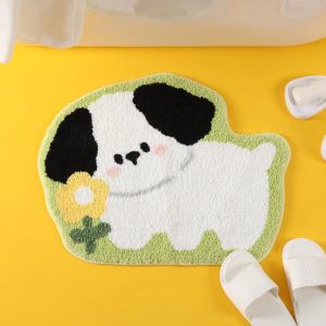 VIKAMA Hình Động Vật Dễ Thương Thảm Cửa Chống Trơn Trượt Thảm Mềm Thấm Hút Cho Lối Vào Phòng Tắm Phòng Ngủ Trang Trí Nhà Lớp Lót PVC Có Thể Giặt Bằng Máy