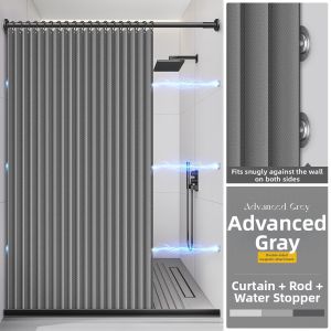 WEILAISHI | Foldable Waterproof Shower Curtain