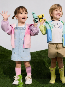Gap | Daisy Embroidery Denim Dungaree Dress