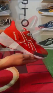 SEPATU OLAHRAGA PRIA WANITAMERAH LISHPUTIH SEPATU RUNNING GARVINO TERBARU SEPATU SPORT KECE BISA COD