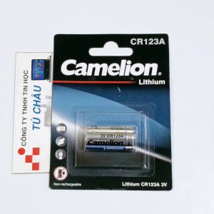 Pin CR123A - 3V (CR123A-BP1) / Pin Camelion Lithium cho đèn Flash máy ảnh (Chính hãng)