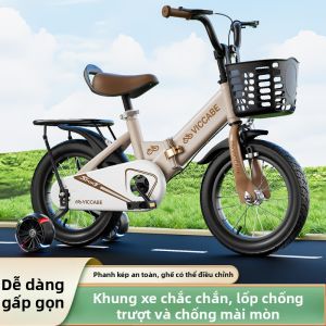 BONINGYU | Xe Đạp Trẻ Em Có Bánh Phụ 3-6-9-12 Tuổi