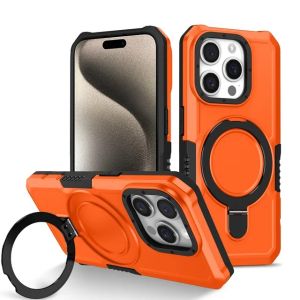 For Xiaomi Redmi 10 2022 Note 11 Pro 5G 11S 10 Pro 10S 9 9S 9 Pro Solid Color Case Shockproof Armor Hard PC With Ring Stand Protection Phone Cover