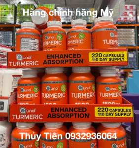 Viên uống tinh chất nghệ QUNOL TURMERIC 1500mg 220 viên