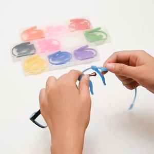 Kids Silicone Band Strap With Ear Hook Anti Slip For Glasses