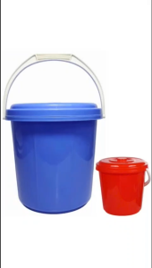 Xô 22 nhựa GIA LONG / VIỆT NHẬT - 16L có quai xách nắp đậy - Đựng gạo nước nhà tắm - 5222+9124