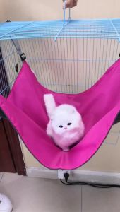 GREENPETS Cat Bed Cat Hammock Hanging Bed Cat Cage Fleece Cotton Cat Cage Pet Hammock