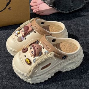 JIFANPAUL | Height Increasing Slip-on Summer Shoes for Girls