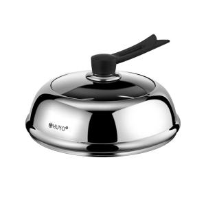 HUYO | Stainless Steel Tempered Glass High Rise Pot Lid