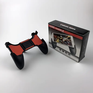 ตัวควบคุมเกมโทรศัพท์แบบยูนิเวอร์แซล ที่จับแบบคลัตช์ตามหลักสรีรศาสตร์สำหรับโทรศัพท์มือถือ iPhone และ Samsung