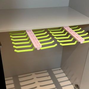 Pull out Expandable Clothes Hanger for Underwear Suspenders Storage Rack Hook New Home 100 Pieces Wardrobe Organizer