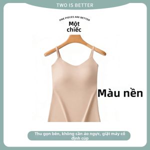 JIFANPAUL | Quần Lót Không Tay Đệm Lụa Băng Mát Trắng liền mảnh