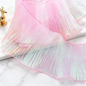 (2 Yards/roll)12cm Colorful Mesh Lace Clothing Design Dress Paired with Girlish Style