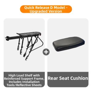 West Biking | Quick Release Passenger Luggage Rear Rack