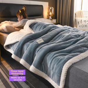 Warm Flannel Blanket for Single Bed in Dorms Use Year-Round