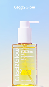 【NEW LAUNCH】Glad2Glow Madagascar Centella Light Cleansing Oil 100ml/200ml g2g micellar water pembersih wajah Penghapus riasan lembut tanpa iritasi Menghapus riasan tahan air dengan cepat dan menyegarkan milk cleanser makeup remove pembersih muka wajah