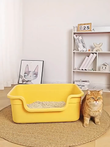 Chậu cát vệ sinh cho Mèo thành cao chống văng cát (mẫu mới) - Hara Pet Store
