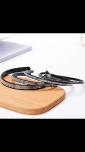 F4 Bando Wanita Impor & Aksesoris Rambut Wanita Bandana Motif Batu Permata