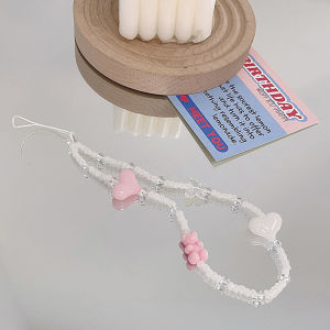 TAOYUNXI | Dây Đeo Điện Thoại Di Động Màu Macaron Thời Trang Dây Đeo Tay Chống Mất Dây Ngắn Móc Khóa Điện Thoại Phụ Kiện Móc Khóa