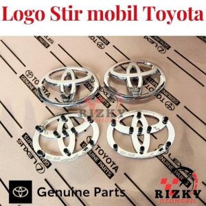 Emblem Logo Stir Toyota Avanza Innova Fortuner Rush Yaris Vios Agya Calya