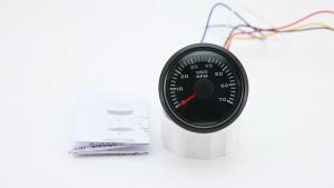 RYSJM | Đồng Hồ Đo Tốc Độ 52mm 3000-8000 Vòng/phút Với Đèn Nền 7 Màu Cho Xe Ô Tô Thuyền Chạy Xăng Dầu - Cảm Biến Vòng/phút Bằng Thép Không Gỉ
