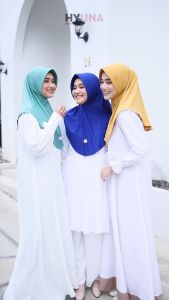 Hyuna Hijab - Bergo Instan Matt Jersey Premium Super Ukuran M Terlengkap 58 Warna Habbibah Series