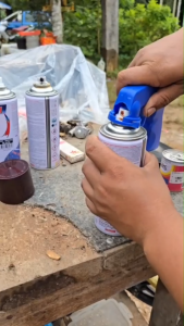 ปืนฉีดพ่นปืนสเปย์พ่นสี ใช้งานได้หลากหลาย จับกระชับมือ ด้ามจับถนัดมือใช้งานง่าย ไม่เปื้อนมือ