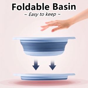 Nordic foldable basin wash collapsible folding basin