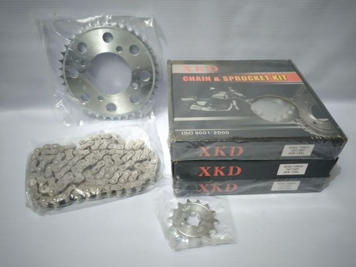 chain sprocket set yamaha vega force 14t/38t Lazada PH