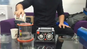 KT6808 Jewelry Chamfer Polishing Machine Professional Finishing Tool with Polishing Beads Included