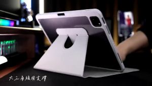 XIAOMI REDMI PAD SE 8.7 INCH CASING AUTO WAKE/SLEEP 360 ROTATING ACRYLIC CRYSTAL PROTECTIVE CASE