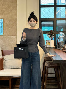 HUOLISI | Waist-cinching Elegant Korean Style Knitted Sweater
