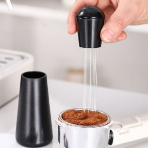 Espresso Coffee Distribution Tool Stainless Steel Needles Powder Distributor 75mm 12 Pins Stirrer Barista Hand Distribution Tool