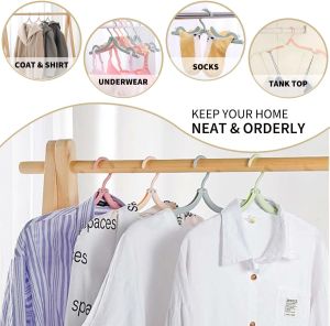 5pcs/10pcs Foldableable Portable Clothes Hanger Travel Portable Clothes Hanging Rack Multi-functional Storage Home Business Trip