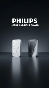 Philips 10000mAh Magnetic Wireless Power Bank 20W Fast Charging Type-C CCC Certified (Black) iPhone Magsafe Power Bank