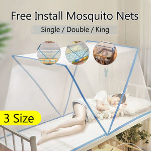 Foldable Mosquito Net Kulambo Free Install Mosquitero Net Bed Tent Kulambo Net Family Size Folding Mosquito Net For Single/Double/King Bed