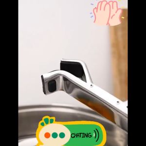 แหนบครัวสำหรับจานร้อน - วัสดุสแตนเลสคุณภาพสูง ปลอดภัยต่ออาหาร ใช้ในไมโครเวฟและเตาอบได้ ME0043