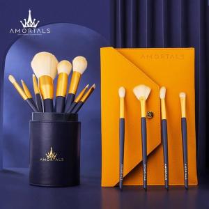 Elmora Makeup Brush Set Full Face Animal Hair Concealer Highlighter Brush Complete Tools Kit Professional Grade Cosmetic Brushes