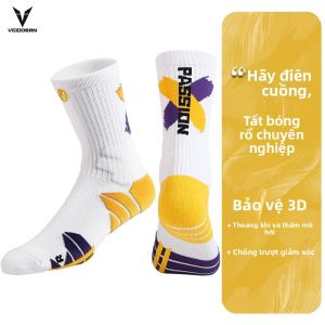 Veidoorn | Vớ Bóng Rổ Chuyên Nghiệp Cao Cấp Đệm Dày