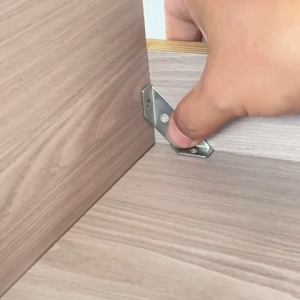 Universal Furniture Corner Connector Triangle Support Frame Steel Angle Connector Braces Joint Angle Code Cabinet Table